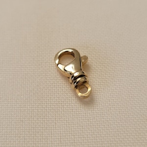 18K Yellow Gold Swivel Clasp For Necklace or Bracelet
