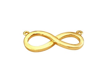 14K Gold Infinity Symbol Pendant Necklace