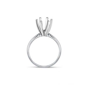 Engagement Solitaire Ring, Wedding Ring, Classic ring, 6-Prong Solitaire Ring, 14K Gold Ring