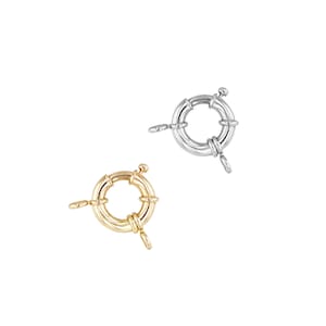 Heavy Duty Spring Ring Clasp 14K Gold / Bolt Springring Clasp