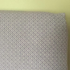 READY TO SHIP Cotton Crib Sheet (Purple White) (Geometric Quatrefoil Modern) Baby Girl Nursery Baby Bedding Cot