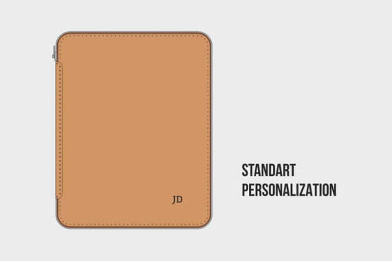 IPad Pro 11 inch Leather case. Personalized iPad case. Zipper Etsy