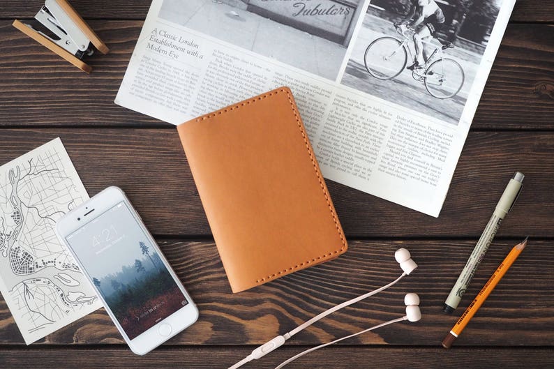 Leather Passport Cover and Document Holder. Passport Case. Etsy