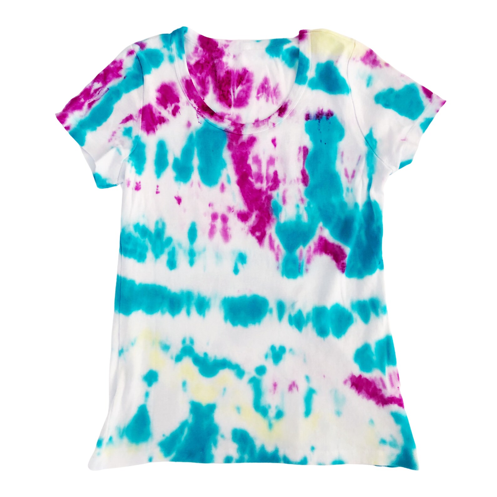 turquoise tie dye shirt