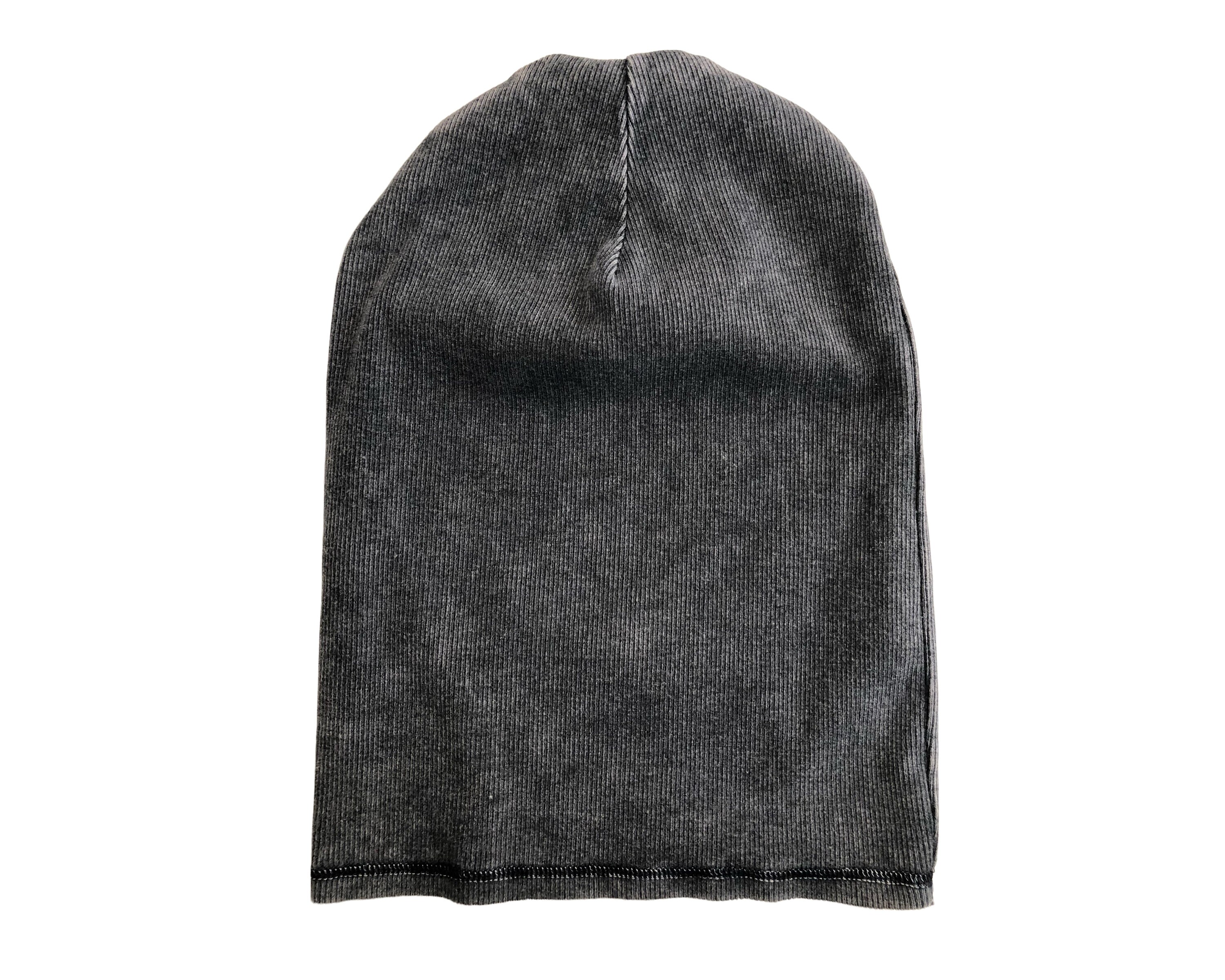 Men's Black Slouchy Beanie Hat | Etsy