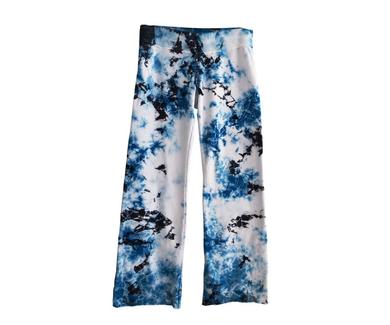 Yoga Lounge Pants Women/'s Sweats Blue Tie-Dye