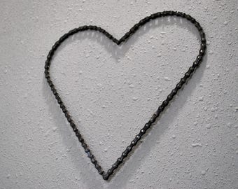 Large Bike Chain Heart