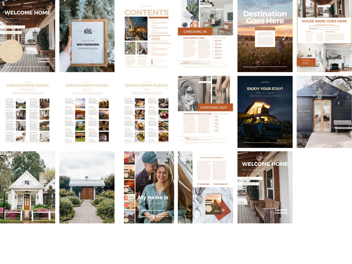 Airbnb Rental Magazine for Hosts / Airbnb Welcome Book / Airbnb Welcome ...