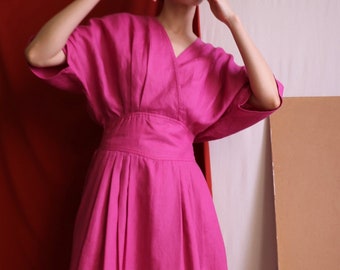 PLAYA DRESS- wrap en lin (plus de couleurs disponibles)