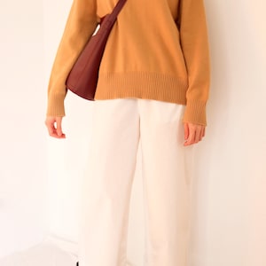 Anouk Pullover-Kaschmir Wolle Pullover mit rundem Ausschnitt Weitere Farben erhältlich Bild 4