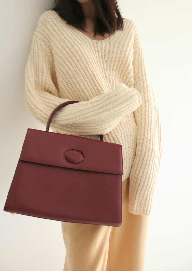 Karla Sweater -v neck ribbed sweater /ribbed jumper /wool sweater /loose fit /oversized sweater