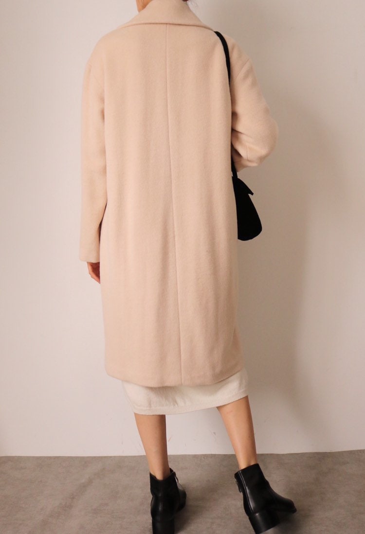 Mayfair Coat oversized Collar Cashmere Wool Coat - Etsy Canada