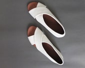 Handmde-to-order:Criss cross chunky leather strap sandals