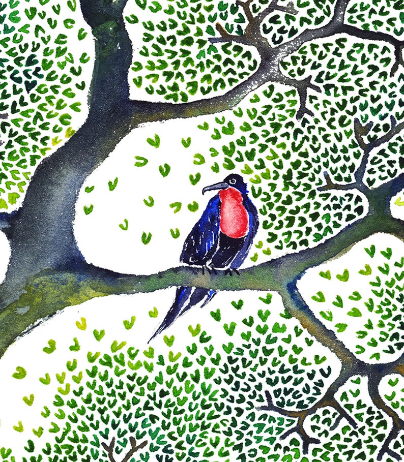 Dingo Tree, A2 Giclee Print on Rag Paper Etsy Australia