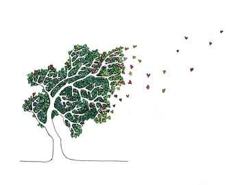 herbstlicher Liebesbaum