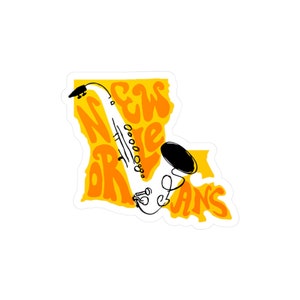 New Orleans Louisiana Vinyl Sticker