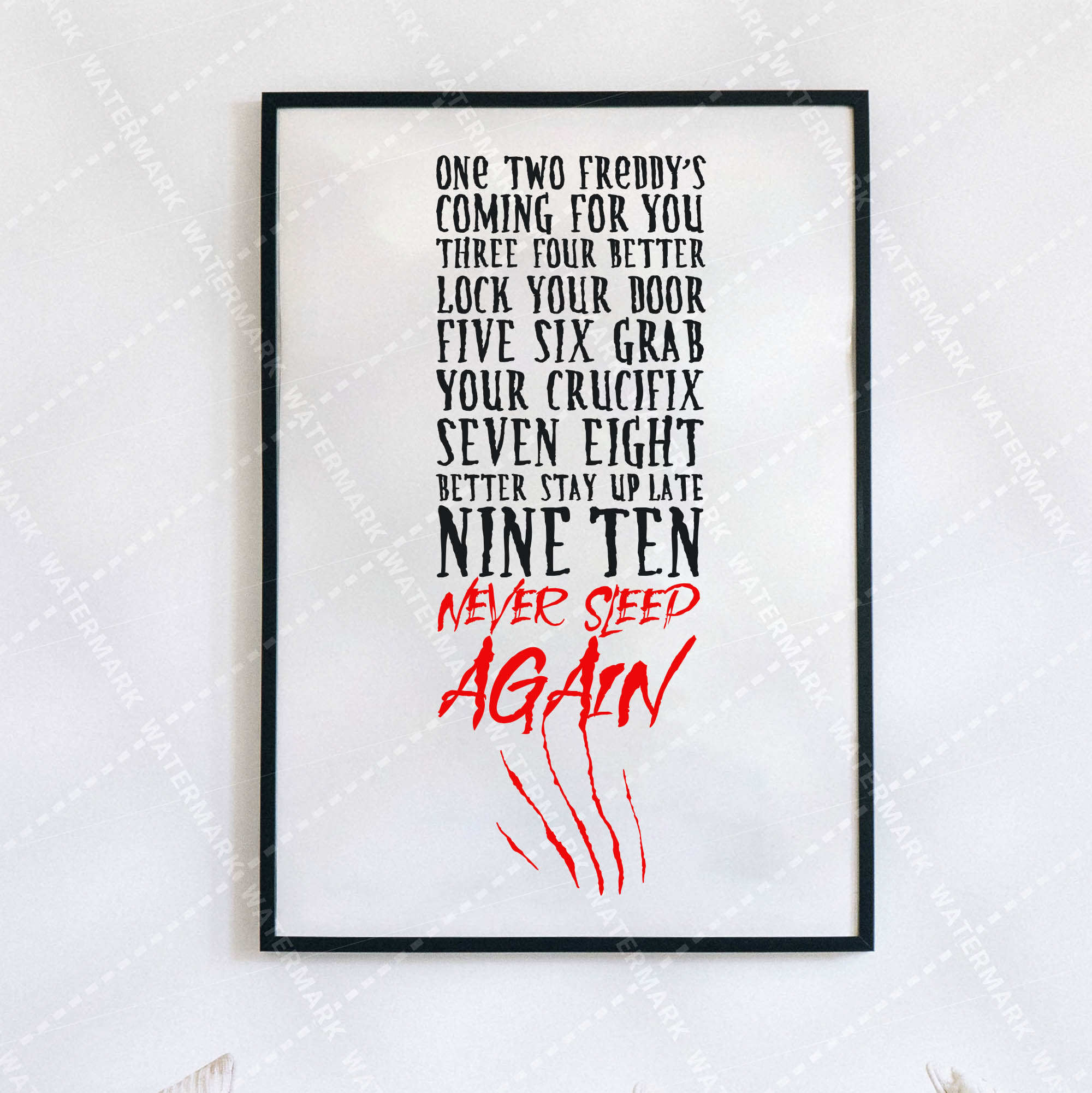1 2 Freddy Coming For You Lyrics One Two Freddy's Coming for You SVG, One Two Freddy's Coming for You