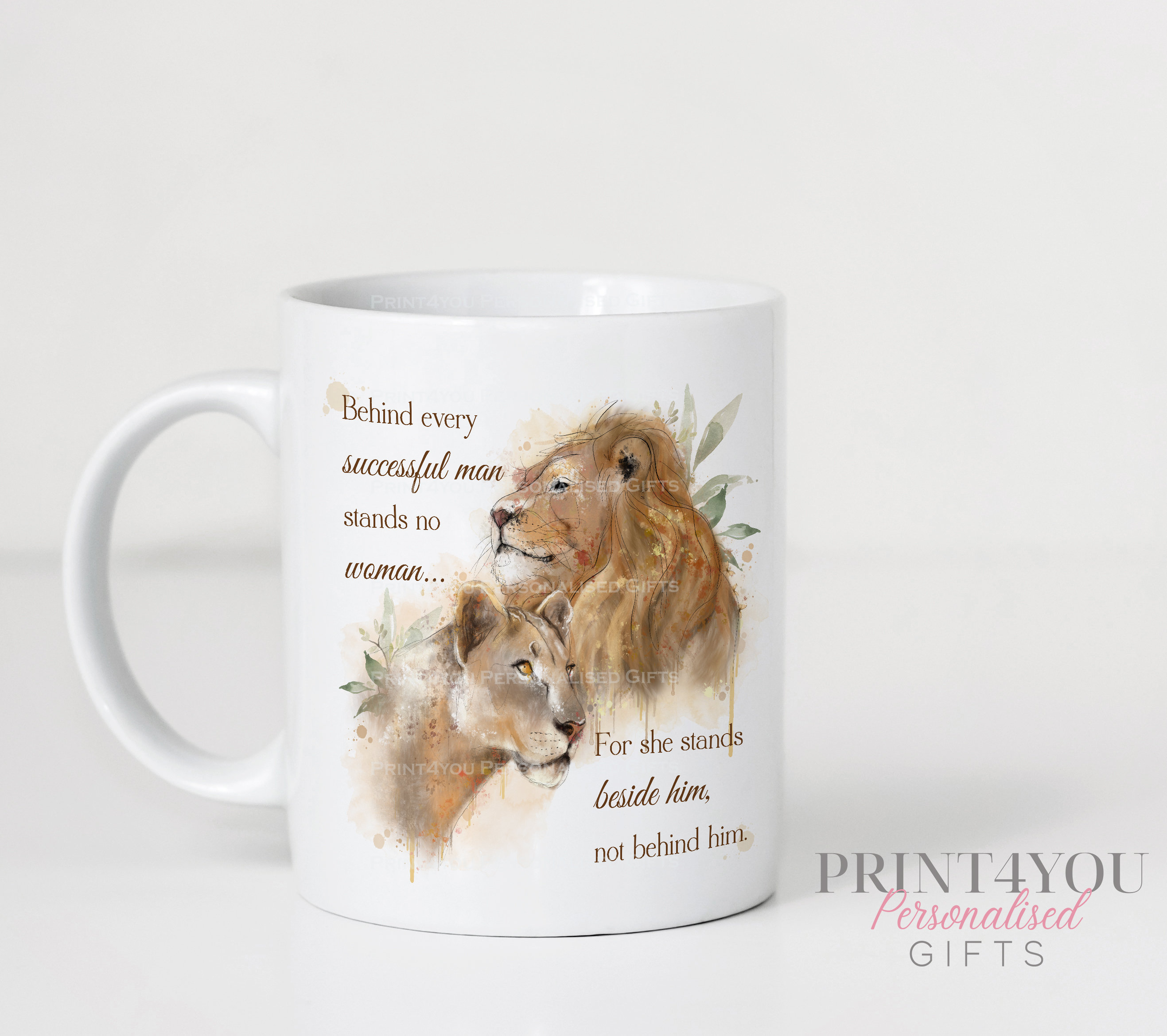 Mug You are my Ally Lion Lion Couple Love Spell Gift
