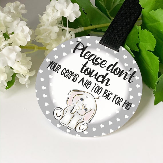 Baby Elefant Auto Sitz Zeichen Zubehor Tag Bitte Nicht Etsy