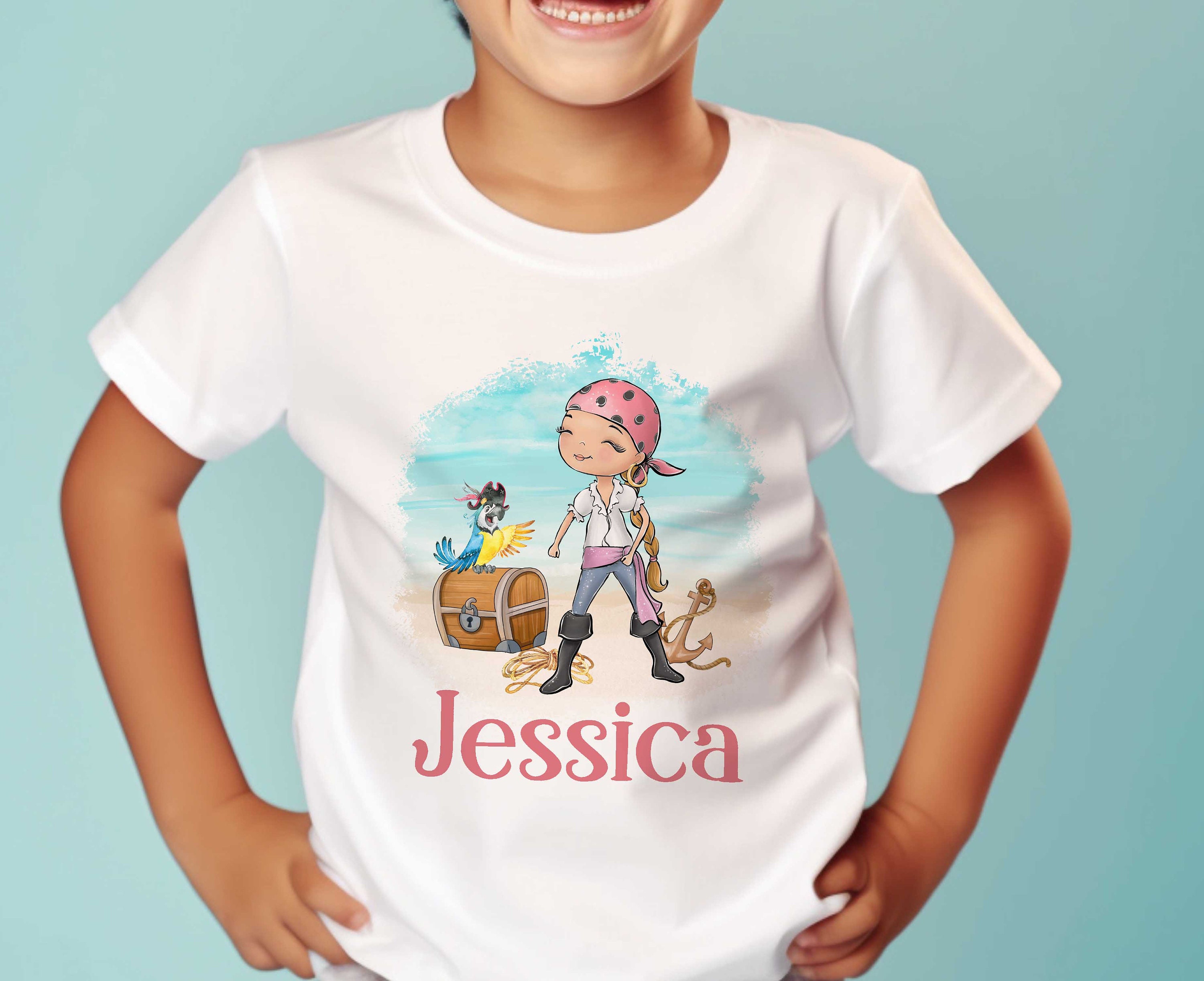 Pirate Girl Tshirt Child Pirate Girl Tshirt Child