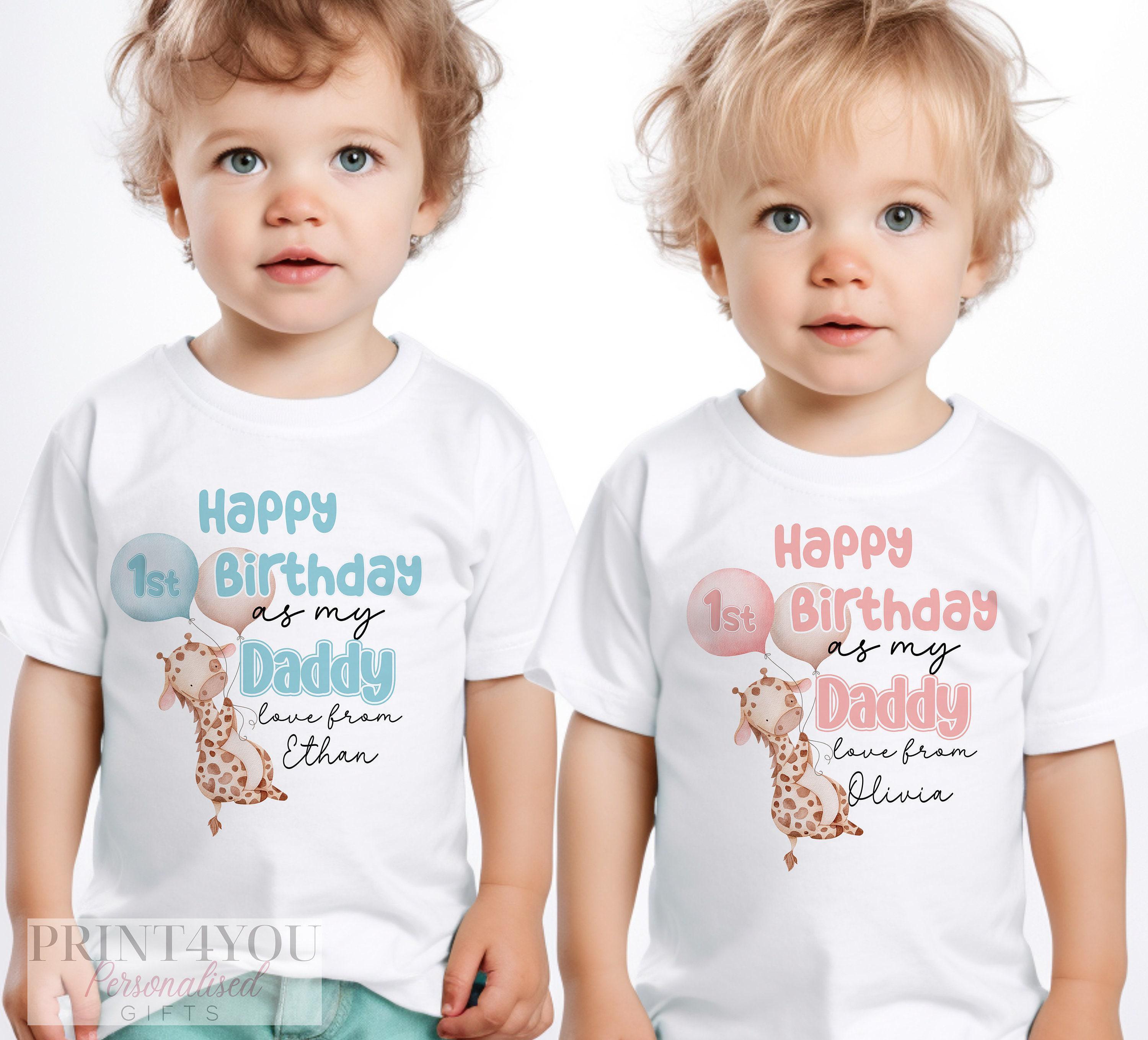 Body Compleanno Per Bambino/a: 'Buon 30° Compleanno Papà' O Personalizzato, 100% Cotone - Foto 5