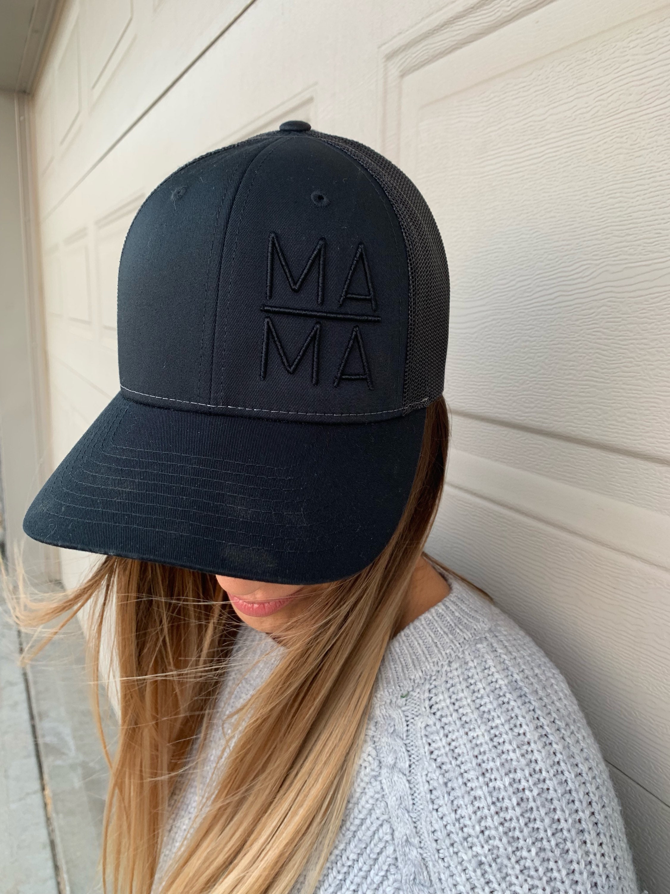 MAMA Hat Mama Trucker Hat Mama Baseball Hat Hat for Mom Etsy Canada