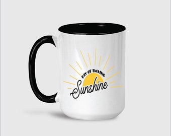 Ray of sunshine | Morning person mug | Funny mug for morning person | dishwasher safe mug | gift for her