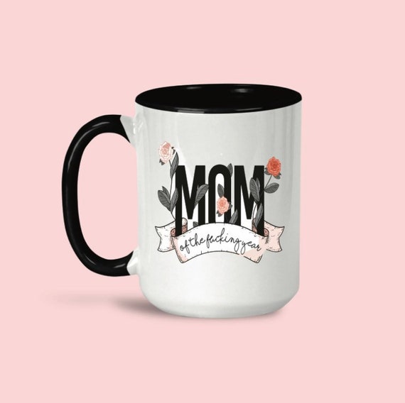 Mom of the Year Mom Award Mug Funny Mug Coffee Mug With Sayings