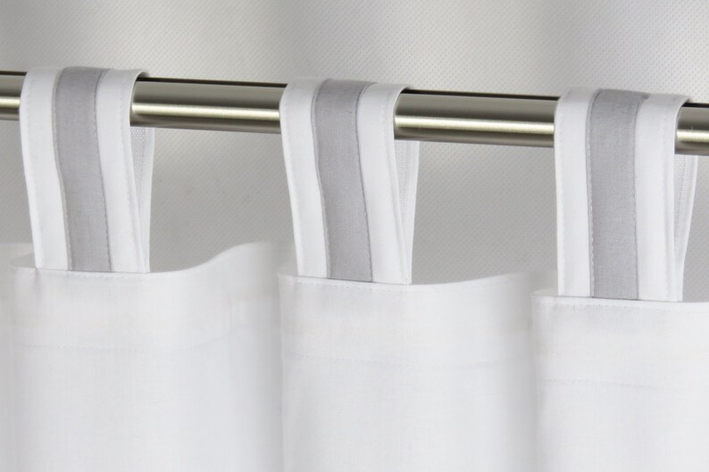 Polka Dot Nursery Curtains I Grey White Nursery Curtain Panels Etsy