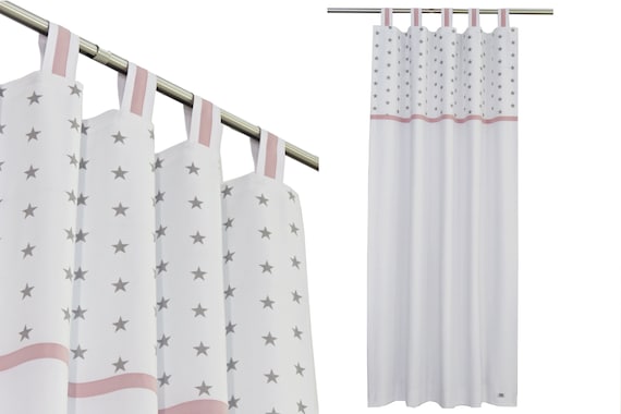 Nursery Curtains For Girls Baby Girl Drapes With Stars With Etsy