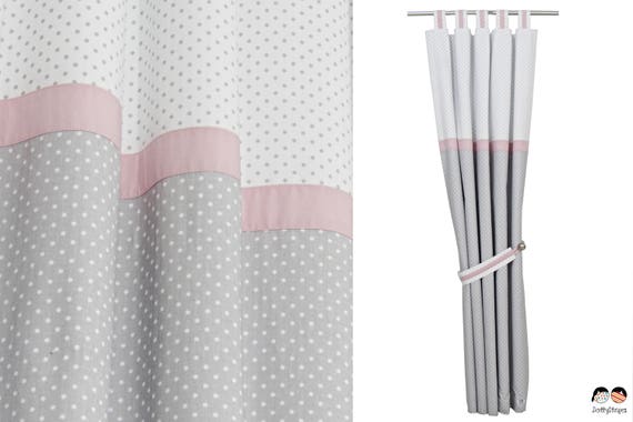 Nursery Curtains Baby Pink Curtains Curtains For Etsy