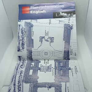 Vintage 1990s Visitor&#39;s Guide Map of the Louvre Museum