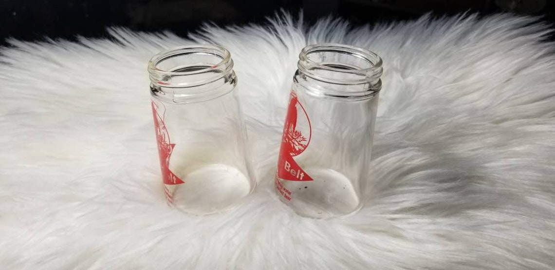 Vintage Grain Belt Parmesan/Red Pepper Flake Shaker Jars 1 Etsy