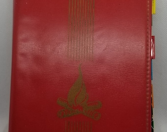 Vintage 1953 The Book of the Camp Fire Girls w/ Fire Maker's Certificate