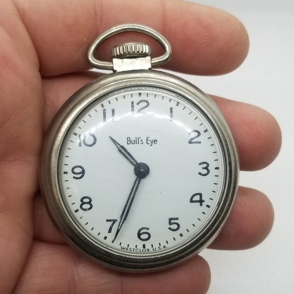 Bull’s Eye Vintage Pocket Watch Etsy