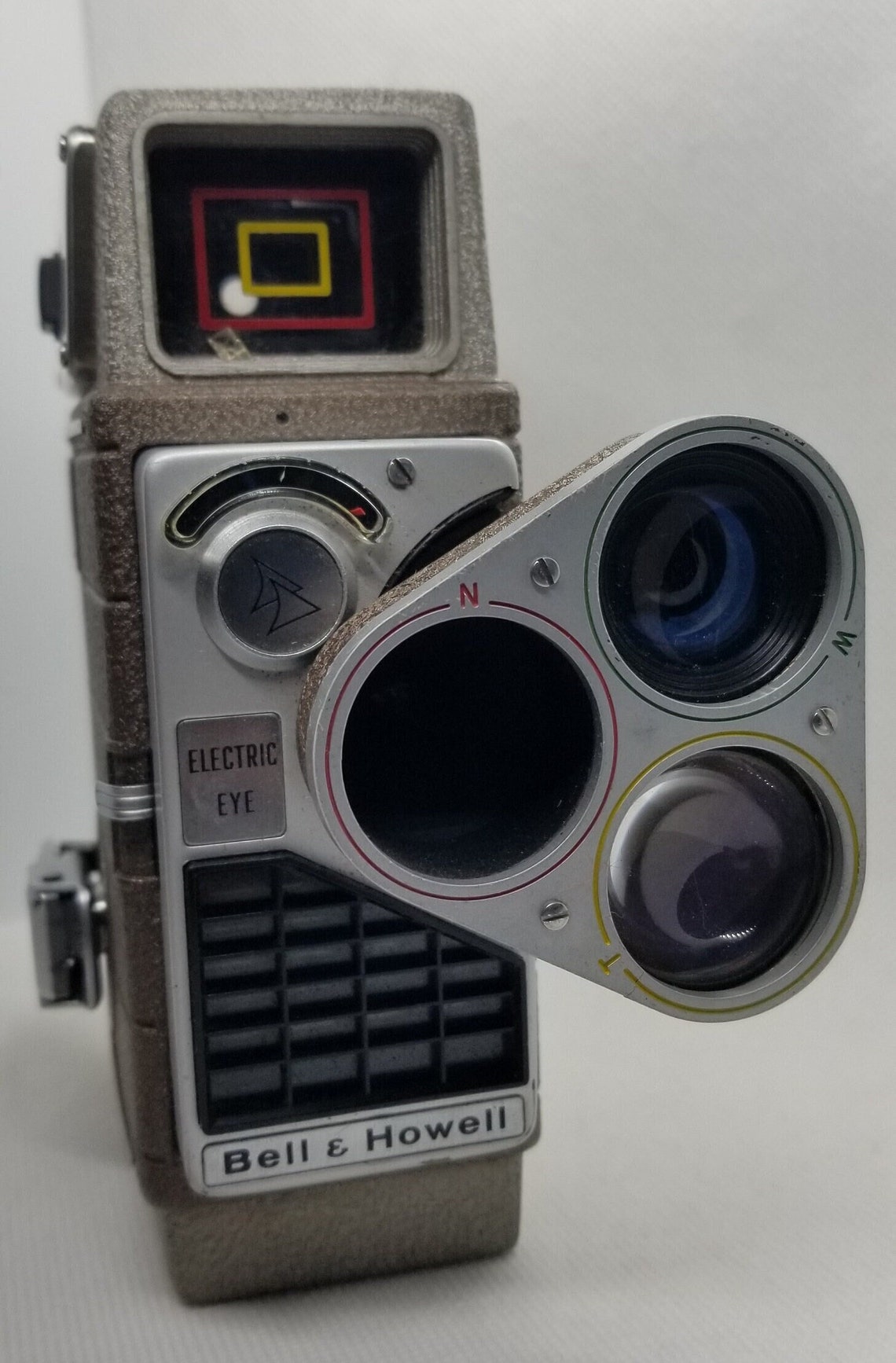 Vintage Bell & Howell Electric Eye 3 Lens 8mm Movie Camera W/ Etsy