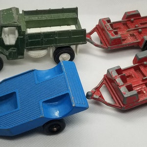 Vintage Tootsie Toys Collection of Trailers & Truck