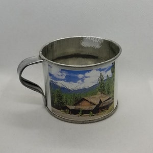 Vintage Bonanza Ponderosa Ranch Tin Cup