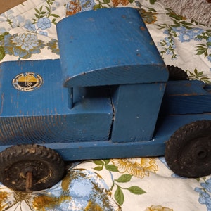 Vintage PlayPal Wood Truck- Exceptionally Rare!