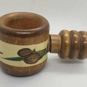 Vintage, Handmade, Hand Painted Wood Nutcracker