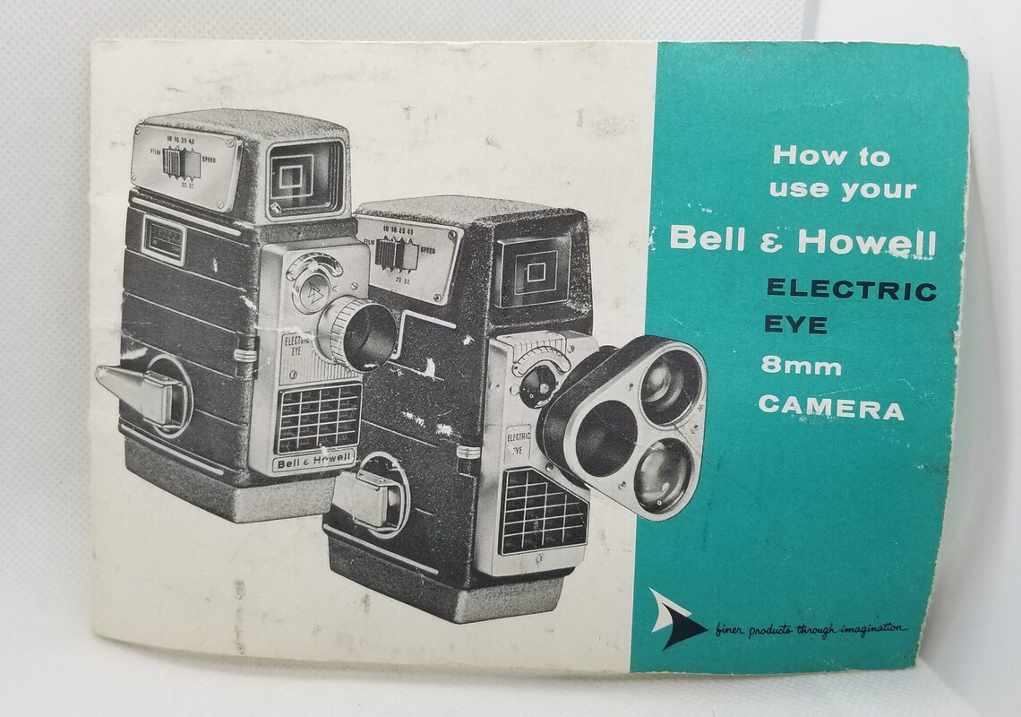 Vintage Bell & Howell Electric Eye 3 Lens 8mm Movie Camera W/ Etsy