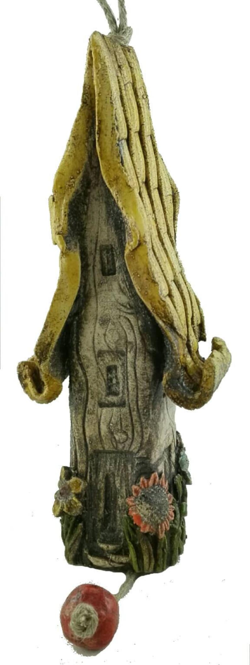 Hexen-Windspiel Mit 3 Glocken - Schutz & Glücksbringer Für Haus & Garten