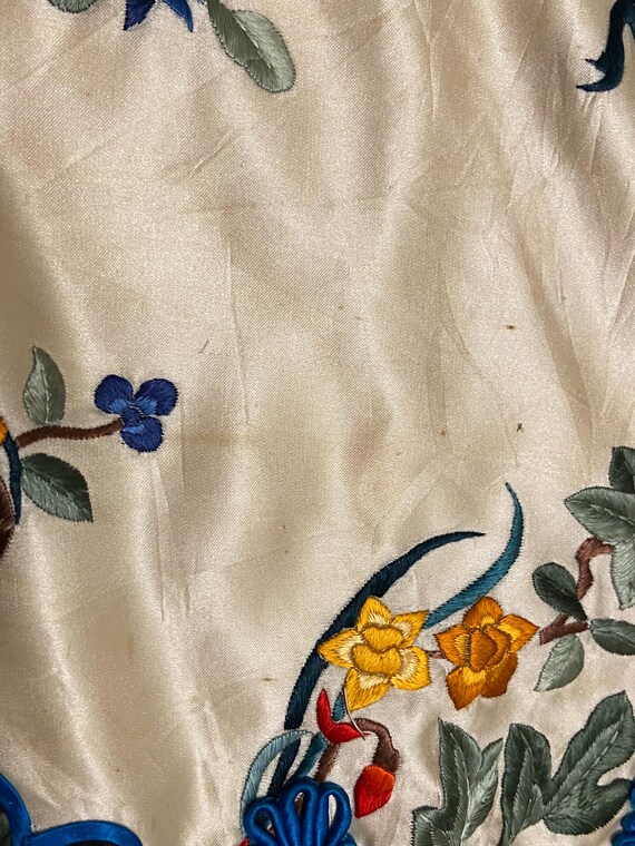 Antique Chinese silk rare hand embroidered Robe j… - image 15