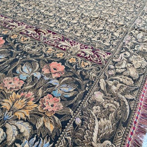 104X49 inches Vintage French Tapestry, Antique Wall Hanging, Vintage tapestry, Vintage textile Wall Art Hanging Decor,Medieval Tapestry