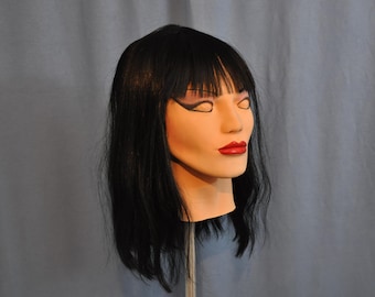 Máscara femenina Yuki Máscara de látex de espuma Máscaras de cosplay de Halloween para mujeres Fabricado en Estados Unidos