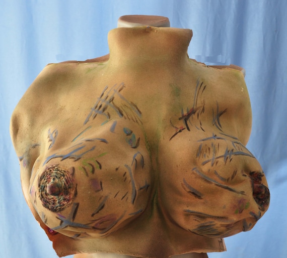 Breast Torso Cubist Foam Filled F-cup Foam Latex Breast Bra, Breast  Enhancement Made in America -  UK