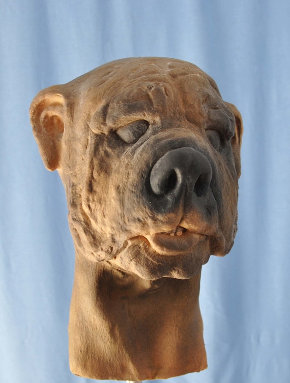 Dog mask Bully bulldog Foam Latex Mask Cosplay Halloween Masks Made in the  USA