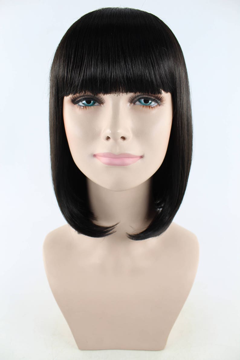 Pulp Fiction Wig Mia Wallace Style Wig Pageboy Wig with Etsy