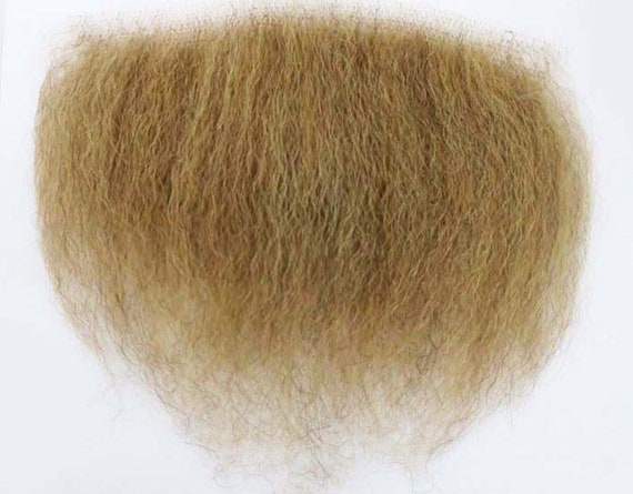 Professional Quality Fine Lace Ginger / Red Small Brazilian Pubic Wig /  Merkin for Film / Theatre / TV 