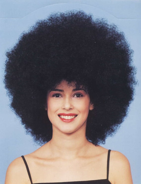 Afro Wig Very Cool Afro Wig With Kanekalon Fibers Made in America Etsy